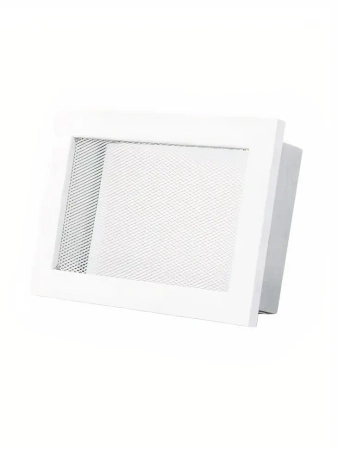 Kratka VENTLAB KRVSM450x220-ML.B bez żaluzji z siatką, biała