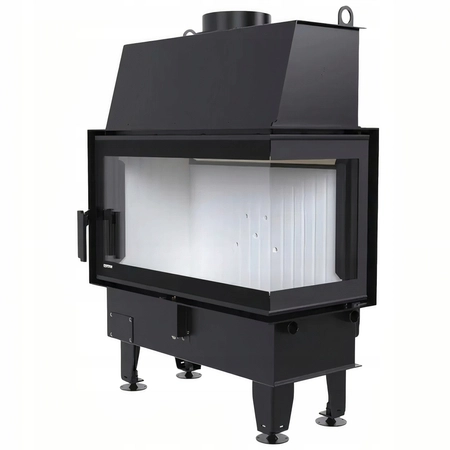 Wkład kominkowy prawy 10 kW Eko Defro Home Impuls ME BP Zestaw montażowy