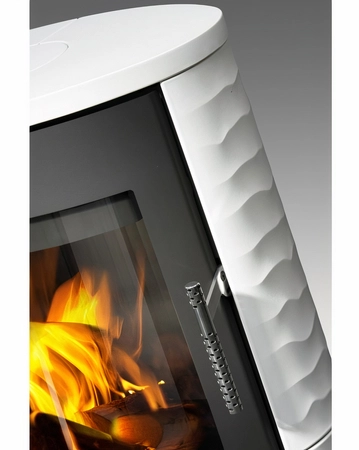 Piec kominkowy Romotop SONE 01 ceramika z reliefową strukturą