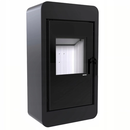 Piec kominkowy wolnostojący stalowy o mocy 6 kW Defro Pico Przyłącze Zestaw