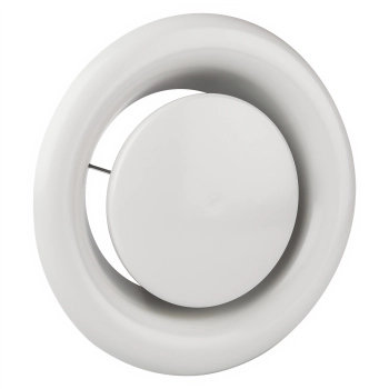 Anemostat wywiewny okrągły biały ASW125-ML Darco