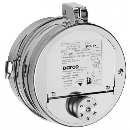 Regulator ciągu kominowego RCO-EX