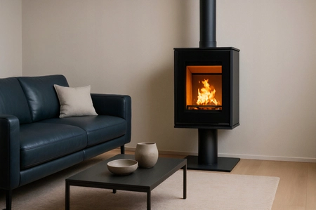 Piec wolnostojący koza 6,5 kW Kawmet HARITA S15i Leg Decor ECO EKOPROJEKT