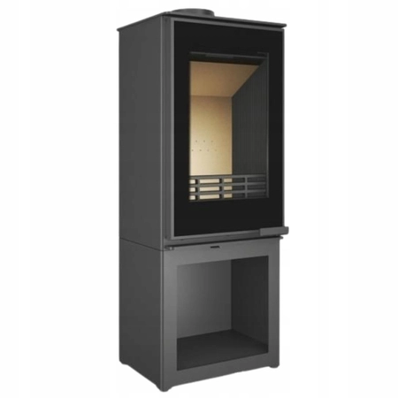 Piec wolnostojący stalowo żeliwny 9,5 kW KAWMET VENUS S16 S-Box Decor ECO