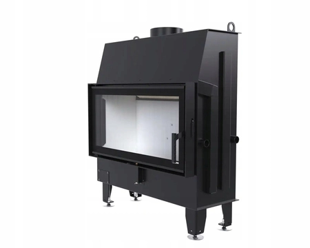 Kominek wkład prosty Defro Home Impuls LA i zestaw do montażu zabudowy