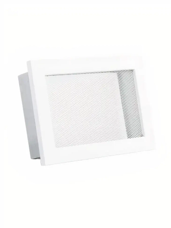 Kratka VENTLAB KRVSM450x170-ML.B bez żaluzji z siatką, biała