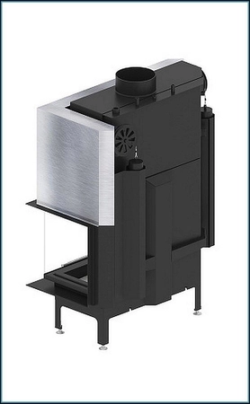 Wkład kominkowy Hitze z płaszczem wodnym AQUASYSTEM 90x41.RG