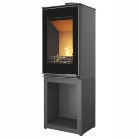 Piec wolnostojący stalowo żeliwny 9,5 kW KAWMET VENUS S16 L-Box Decor ECO