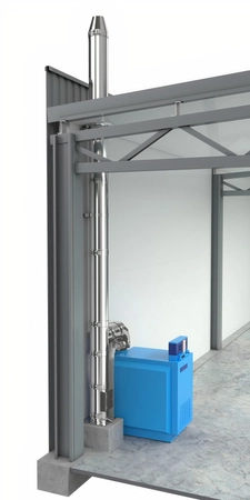 Komin izolowany kwasoodporny SKD180x280/7,7 m Darco