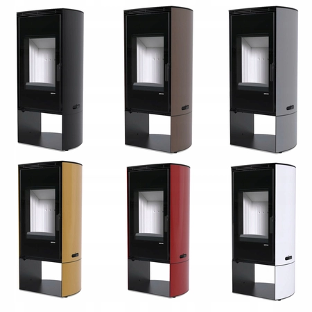 Piec kominkowy wolnostojący stalowy powietrzny Koza 9 kW Defro Home DEA LOG