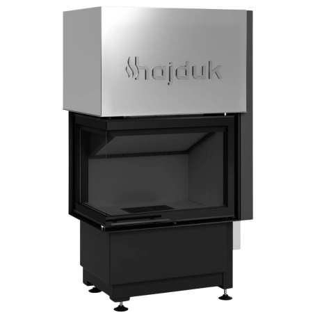 Wkład kominkowy powietrzny narożny lewy gilotyna Hajduk SMART 2LXTh