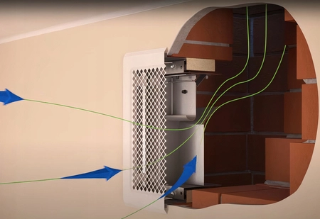 Osłona STYL-1 biała do stabilera wentylacji CSW2 Darco