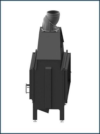 Wkład kominkowy powietrzny tunel Hitze ARDENTE DUO 90x41.DSS