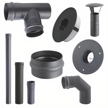 Rura teleskopowa do pieców na pellet SPP fi 100 mm RT100/2x0,33-CZ1,2SP Darco