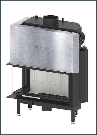 Wkład kominkowy Hitze z płaszczem wodnym AQUASYSTEM 90x41.LG