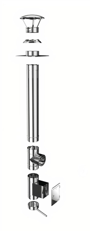 Wkład kominowy kwasoodporny SWK140/10,1 m Darco