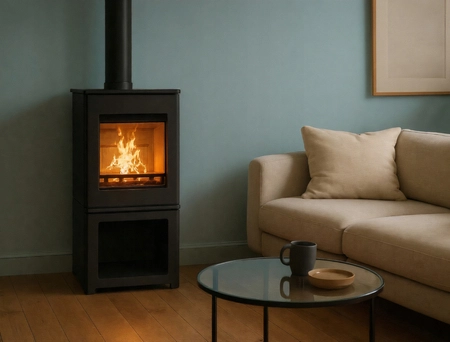 Piec wolnostojący koza 6,5 kW Kawmet HARITA S15i-S-Box ECO EKOPROJEKT