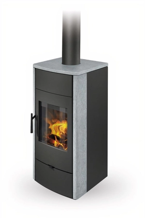 Piec kominkowy z płaszczem wodnym Romotop ESPERA 02 kamień