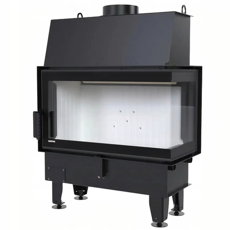 Wkład kominkowy prawy 10 kW Eko Defro Home Impuls ME BP Zestaw montażowy