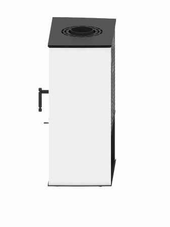 Piec kominkowy powietrzny Hitze Lupo M-W biały