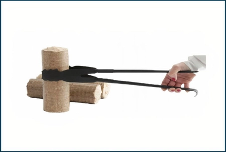 Szczypce kominkowe do drewna typu Krokodylek