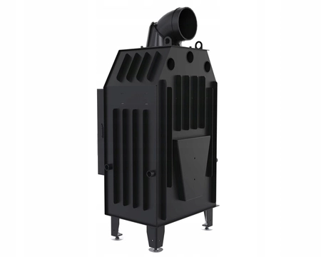 Wkład kominkowy prosty moc 10 kW Eko Defro Home Intra SM Zestaw montażowy