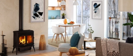 Piec kominkowy żeliwny Kawmet Premium HELIOS S8 ECO