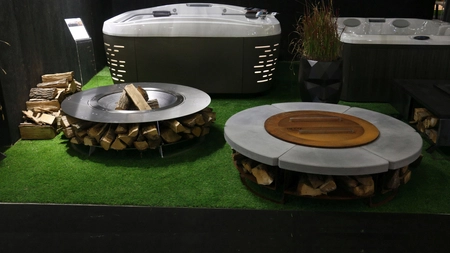 Palenisko ogrodowe Hetta Wood 120 cm Corten