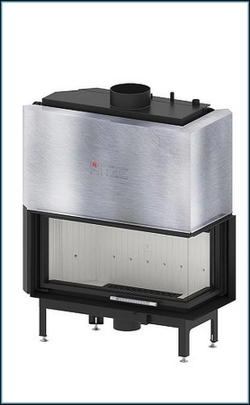 Wkład kominkowy Hitze z płaszczem wodnym AQUASYSTEM 90x41.RG