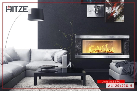 Wkład kominkowy powietrzny Hitze Albero AL120x43G.H-D