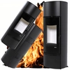 Piec kominkowy powietrzny wolnostojący stalowy 9 kW Defro ORBIS Extento F