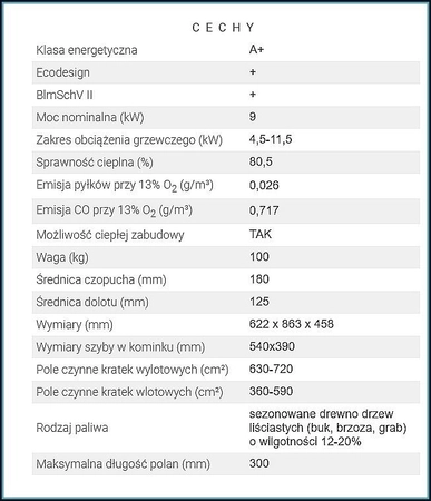 Wkład kominkowy powietrzny Hitze STMA59x43.S
