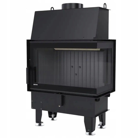 Wkład kominkowy prawy 9 kW Eko Defro Home Impuls SM BP Zestaw montażowy