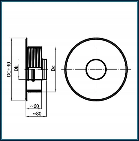 Wkładka do komina z ceramiki do pieca na pellet SPP WKCP080/160-CZ1,2SP Darco