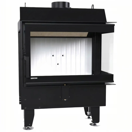 Wkład kominkowy lewy 7 kW Eko Defro Impuls SM BL Basic Zestaw montażowy