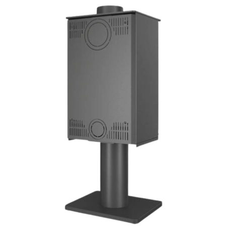 Piec wolnostojący stalowo żeliwny 9,5 kW KAWMET VENUS S16 Leg Decor ECO
