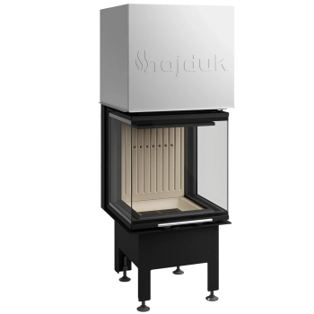 Wkład kominkowy powietrzny trzyszybowy gilotyna Hajduk SMART 3PLTh-S