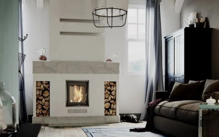 Wkład kominkowy powietrzny Defro Home INTRA XS
