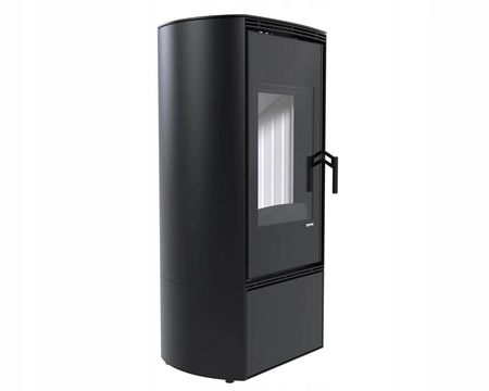 Piec kominkowy wolnostojący powietrzny stalowy Koza moc 9 kW Defro Home DEA