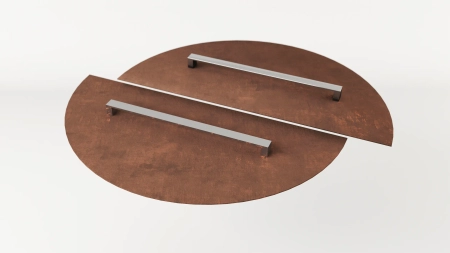 Pokrywa do paleniska ogrodowego Hetta Round 155 cm Corten