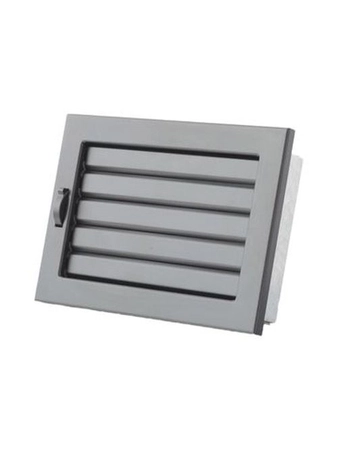 Kratka VENTLAB KRVZ240x170-ML.CZ z żaluzją ruchomą czarna