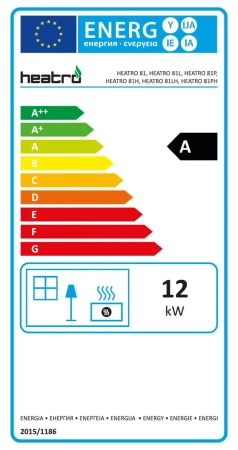 Wkład kominkowy powietrzny gilotyna Heatro 81H