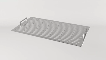 Ruszt do paleniska ogrodowego Hetta Square 140 cm Inox