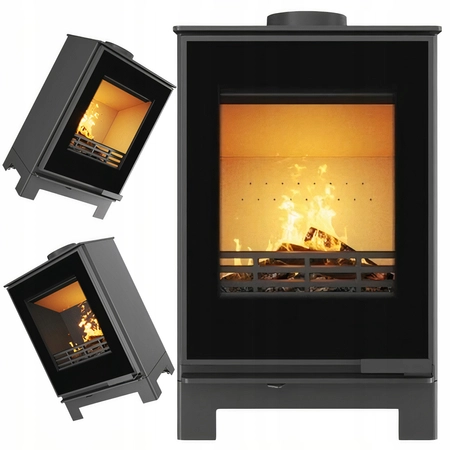 Piec wolnostojący koza 5,7 kW Kawmet HARITA S15v Basic Decor Eco EKOPROJEKT