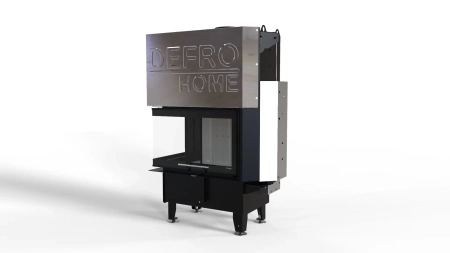 Wkład kominkowy z płaszczem wodnym Defro Home RIVA SM BL G SHORT