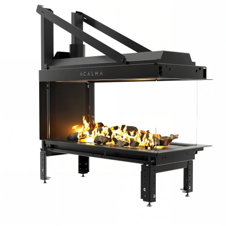 Kominek gazowy trójstronny Hitze CALMA 120TU