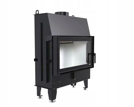 Kominek wkład prosty Defro Home Impuls ME i zestaw do montażu zabudowy