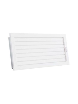 Kratka VENTLAB KRVZ450x240-ML.B z żaluzją ruchomą biała