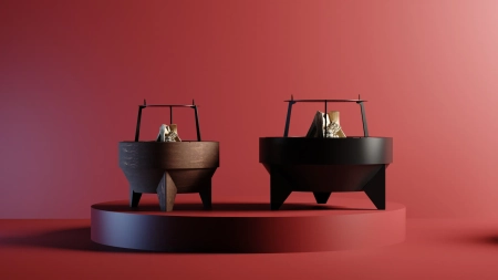 Ruszt do paleniska ogrodowego Hetta GTO 100 cm Inox