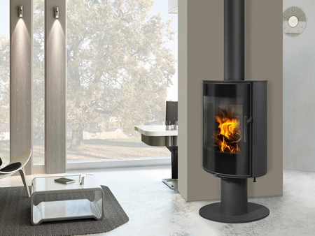 Piec kominkowy obrotowy Romotop LAREDO T 03 metal